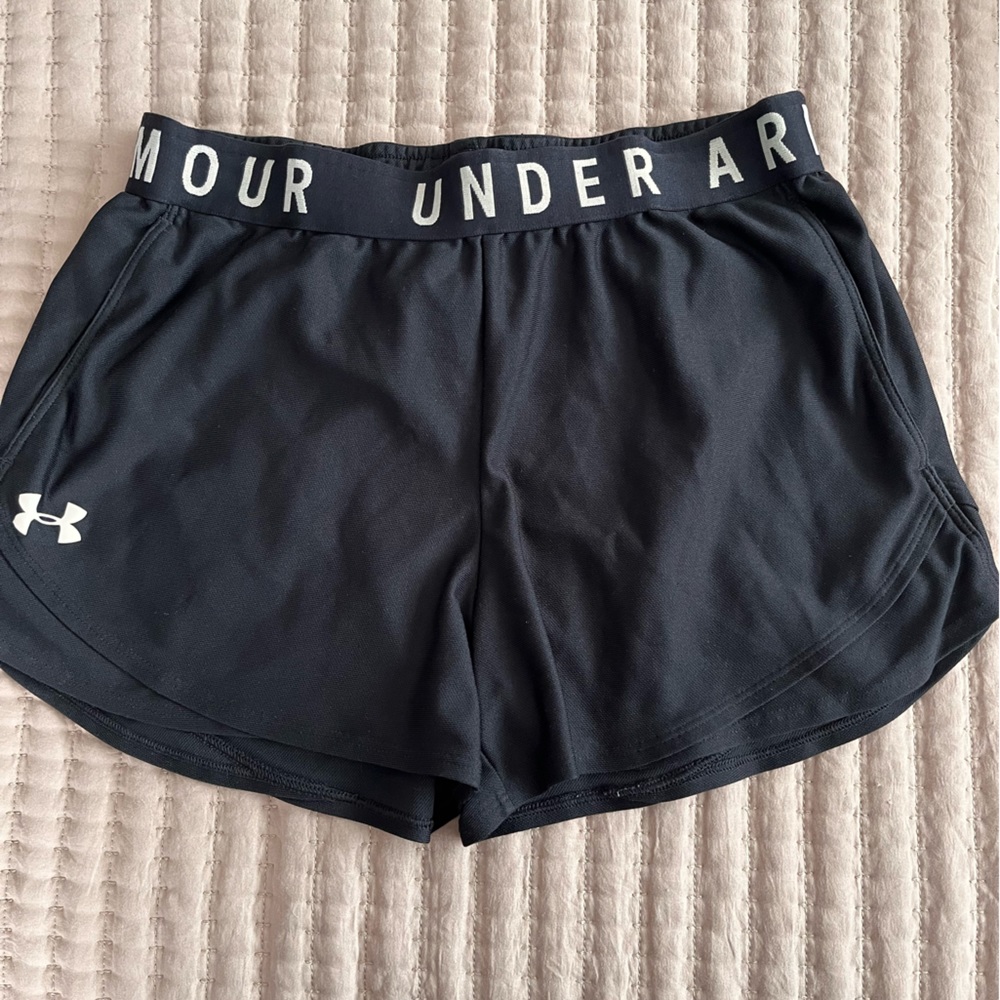Womens under armor shorts in black